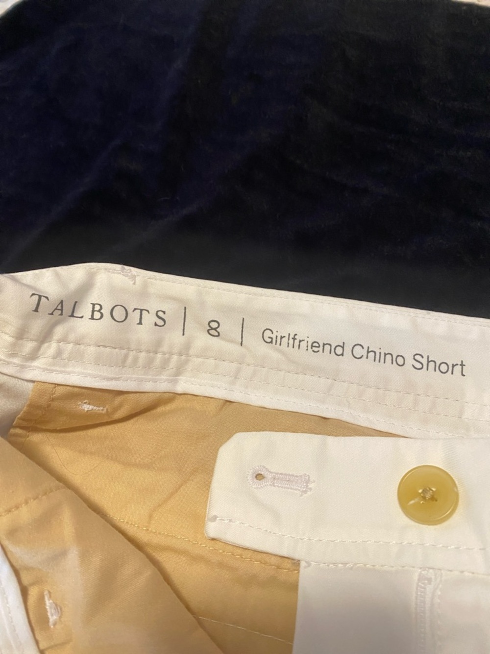 Talbots White Chino Bermuda Shorts - Picture 3 of 4